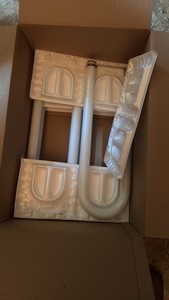 Open Case of Philips Fluorescent Light Bulbs, 4 bulbs, FB40CW6EW U-Bulbs 34 Watts T12 Bi-Pin Base