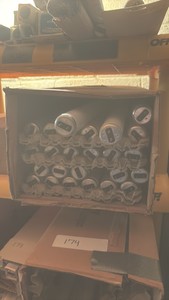 Open Case of Fluorescent Light Bulbs, 25 Bulbs, 20T12 Excella, Special Long Life, 24 Inches Long