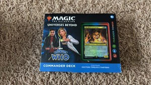 Magic the Gathering Universes Beyond Doctor Who Sealed Commander Deck BRAND NEW
