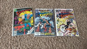 Vintage Superman Comics, 3 Comic Books