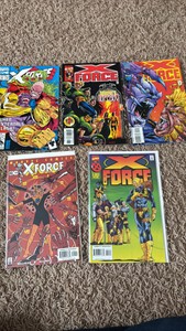 X-Force Comic Book Lot, 5 Comics in Lot (Spinoff Series From X-Me )