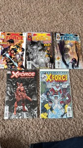 X-Force Comic Book Lot, 5 Comics in Lot (Spinoff Series From X-Me )