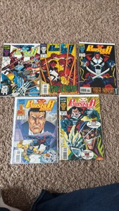 Punisher 2099 Comic Book Series, 5 Comic Books in Lot