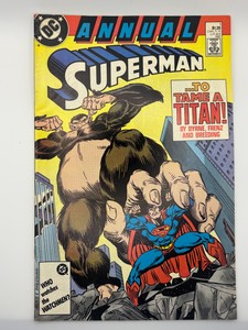 Vintage Annual Superman Comic Book #1, Comic Book DC Comics