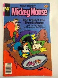 Mickey Mouse Comic Book #8 Walt Disney Vintage