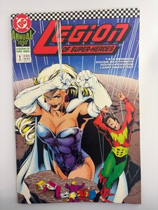 Legions of Super-Heroes Annual 1990 Issue #1 DC Comics Book
