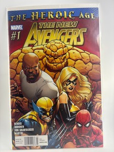 The Heroic Age The New Avengers First Issue #1 Marvel, Spider-Man, Wolverine, Thing, Luke Cage