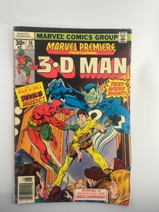 Marvel Premiere Featuring 3-D Man Marvel Comic Vintage
