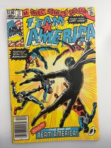 Marvel Team America #12 Double Sized Last Issue Marvel