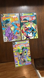 Superman and Batman Comic Book Lot, 3 Comics DC