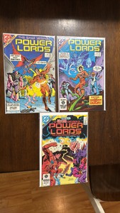 Power Lords Comic Book Lot, Issues 1,2,3 DC Comics