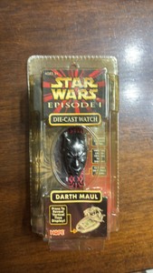 Darth Maul Star Wars Episode 1 The Phantom Menace Die-Cast Watch Sealed