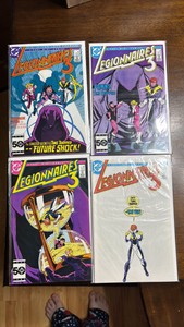 Legionnaires 3 Comic Book Lot, DC Comics Numbers 1,2,3,4
