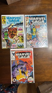 The Marvel Saga Comics Lot, 3 Comics #s 3,6,23