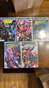 Dc Universe Rebirth Justice League of America Comic Book Lot 5 Comics