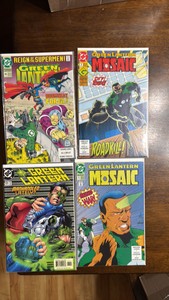 Green Lantern and Green Lanterm Mosaic Comic Book Lot, 4 Comics DC