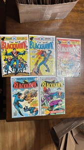 Blackhawk Vintage Comic Book Lot 5 Comics DC