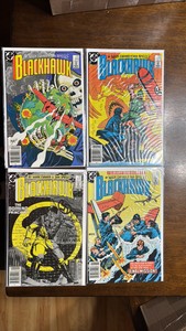 Blackhawk Vintage Comic Book Lot, 4 Comics DC