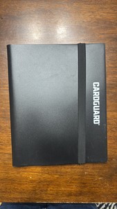 CardGuard Black Binder, Empty, Barely Used