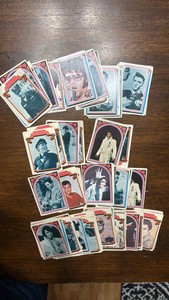Vintae Elvis Presley Trading Cards, 62 Cards Total, Some have wear and creases