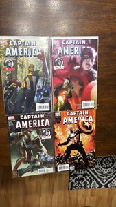 Captain America Marvel Comic Book Lot, 4 Comics