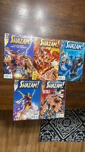 The Power of Shazam Comic Book Lot, #s 1,2,3,4,5 DC Comics