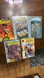 The Power of Shazam Comic Book Lot DC, #s 31,43,44,47 and One Millopn Special Edition