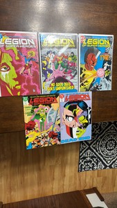 The Legion of Super Heroes DC Comic Book Lot, #s 16,19,20,21,22