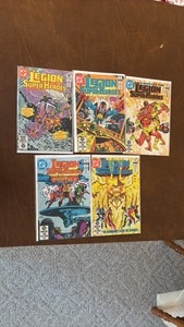 Legion of Super Heroes Comic Book Lot, DC Comics Issues 284,285,286,287,288