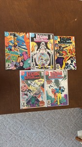 Legion of Super Heroes Comic Book Lot, DC Comics Issues 313,314,315,316,317