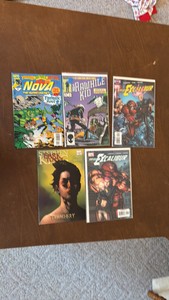 Marvel Comic Books Lot, 5 Different Comics