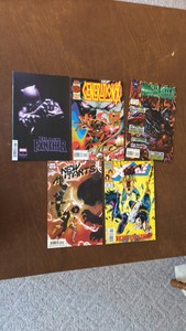 Marvel Comic Books Lot, 5 Different Comics