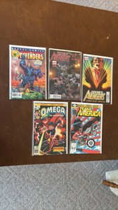 Marvel Comic Books Lot, 5 Different Comics