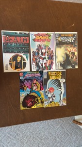 DC Comic Books Lot, 5 Different Comics