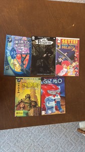 Comic Book Lot, 5 Comics Assortment of Brands and Heroes