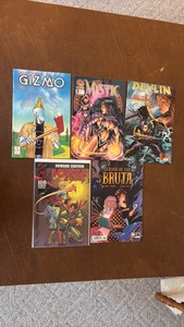 Comic Book Lot, 5 Comics Assortment of Brands and Heroes