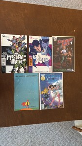Comic Book Lot, 5 Comics Assortment of Brands and Heroes