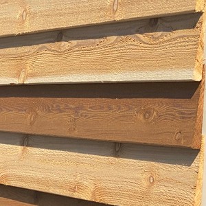 1x8 Western Red Cedar Thick Butt Bevel Siding  Rough Sawn Finish