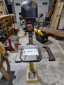 Powermatic 2800 18 Variable Speed Drill Press w Dust Collection Fence, 400-3000 RPM, Nearly New