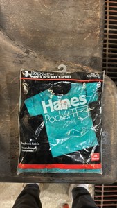 Mens Pocket T-shirt Turquoise (X-Large) 9 total