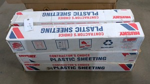 Husky Contractors Choice Plastic Sheeting  (6) Boxes