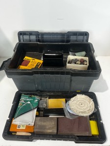 Tool Box Of Sanding Items