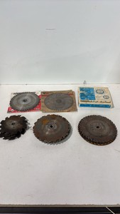 Lot Of Skil Saw Blades And Adjustable Dado