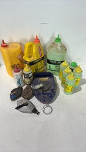 Lot of chalk line materials