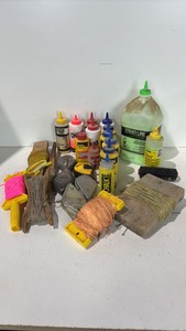 Lot Of Chalk Line Equipment