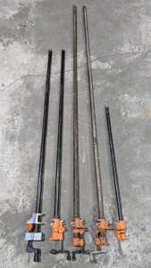 5 Large Pipe Clamps