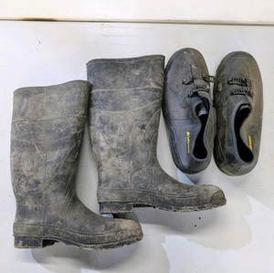 Rubber Over Shoes And Rubber Boots
