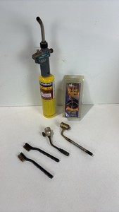 Lot of Bosch electric heat gun and propane torch