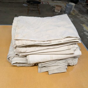 Lot of (8) Large Drop Cloths
