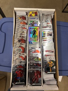Big Box of Soccer Cards, Modern Cards, Mosaic, Donruss Optics, Lots of Rookies